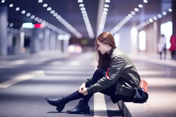 广州夜景人像摄影