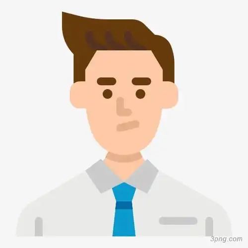 卡通商务男士png素材透明免抠图片-卡通手绘