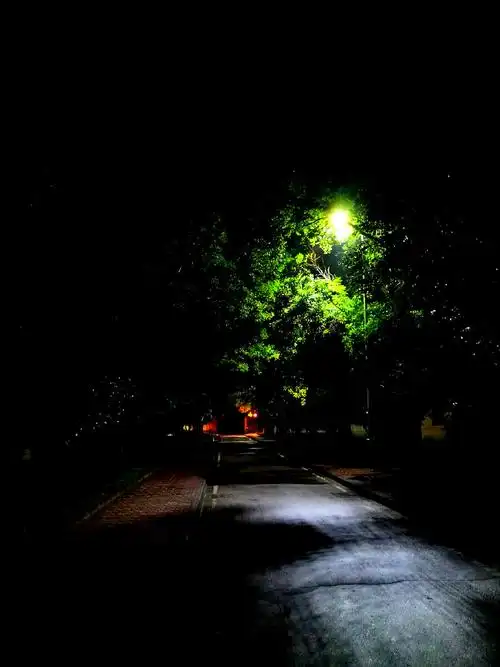 夜晚路灯