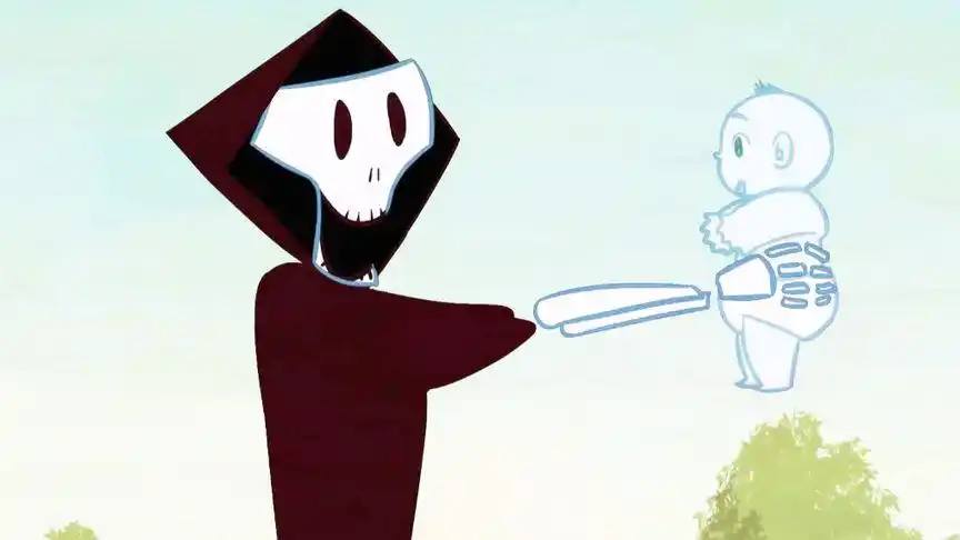 死神无意间带走小孩的灵魂,为了归还灵魂,死神也是拼了