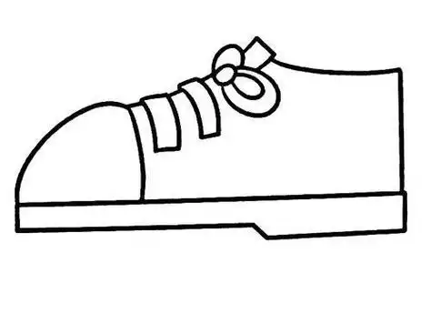 平板鞋的画法卡通鞋子简笔画步骤教程