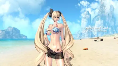 泳装芭比沙滩秀 睫毛弯弯会微笑的龙女_《剑灵》专题站_17173.