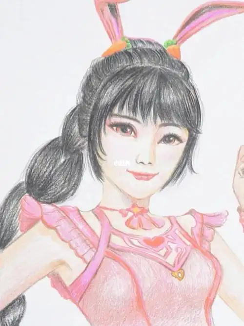 不同画法的小舞