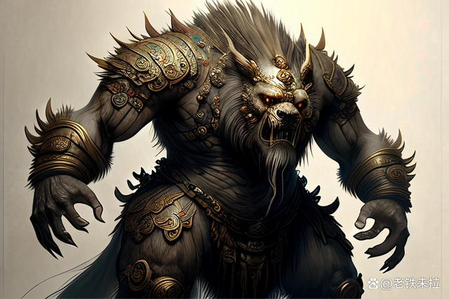 四凶兽之一"混沌",四只翅膀没有脸,宇宙之初就存在!