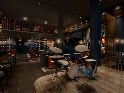 合肥酒吧装修工业风音乐酒吧设计给你沉浸式的体验