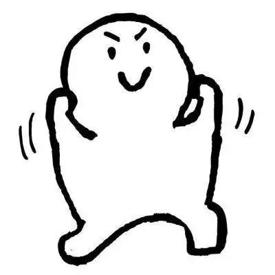 黑白简单搞怪简笔画头像图片大全