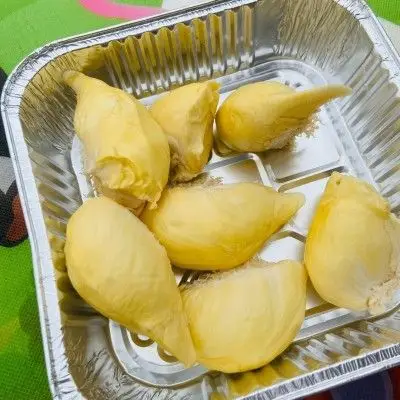 纯鲜嘉 金枕头榴莲 4-5斤 单果 3-5房肉 苏宁新鲜水果 果肉香甜,细腻