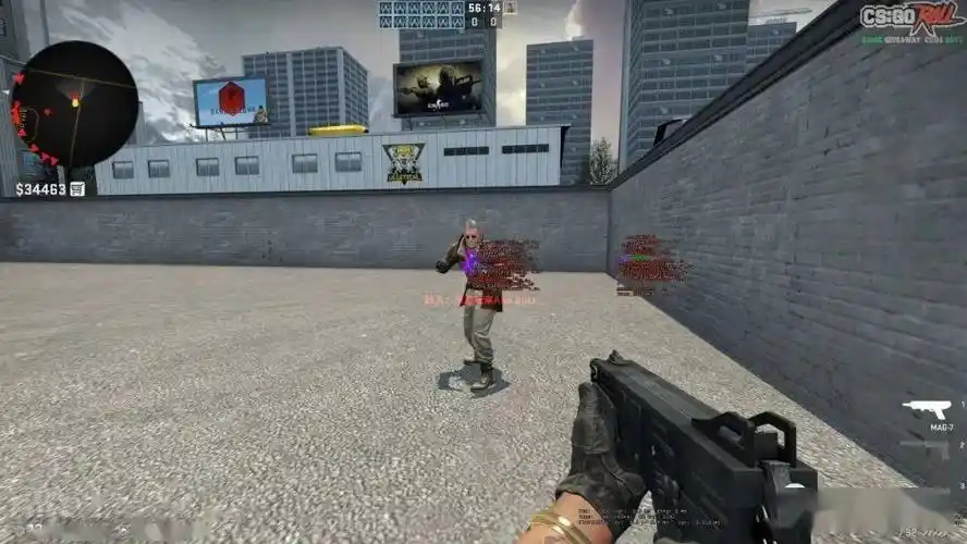 流言终结者8多远可以一枪头秒杀csgo主要枪械距离衰减测试