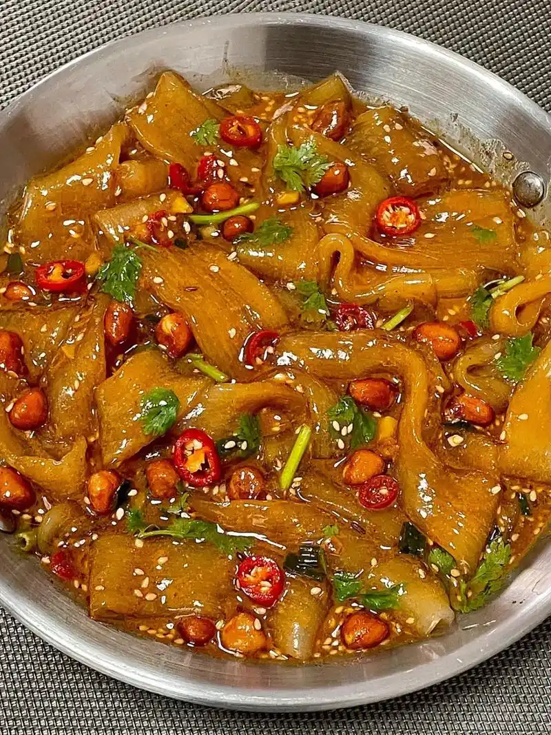 不输路边摊的麻酱宽粉7515巨巨巨好吃7515 简单美味的麻酱流