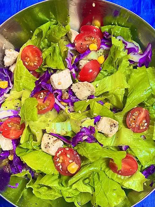 自制油醋汁配沙拉60味道不比外面的差60