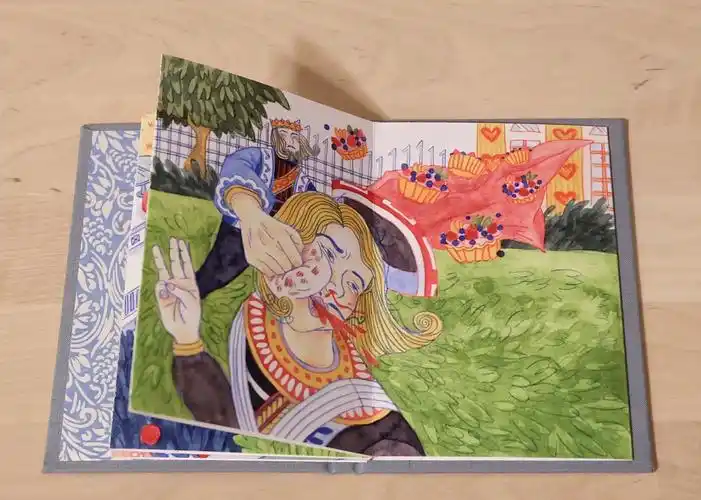 红心皇后thequeenofhearts手工书