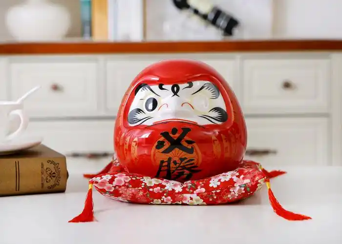 大号达摩红色 招财猫存钱罐摆件 公司店铺开业礼品招财纳福摆件