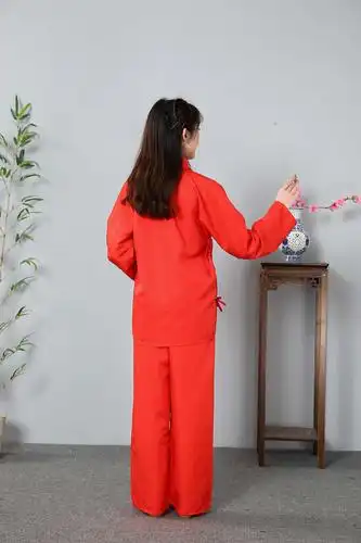 新款古装武侠内衣里衣斜领汉服中衣汉唐古装寝衣男女