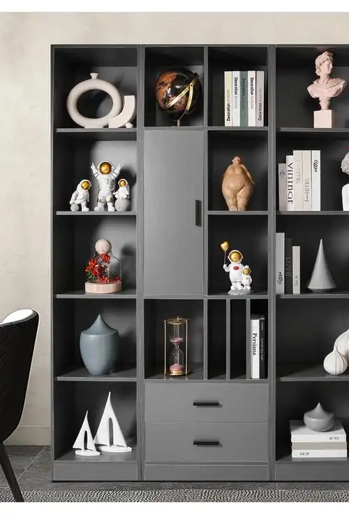 轻奢酒柜装饰品摆件现代客厅办公室书柜家居软装套装2021新款 酒柜