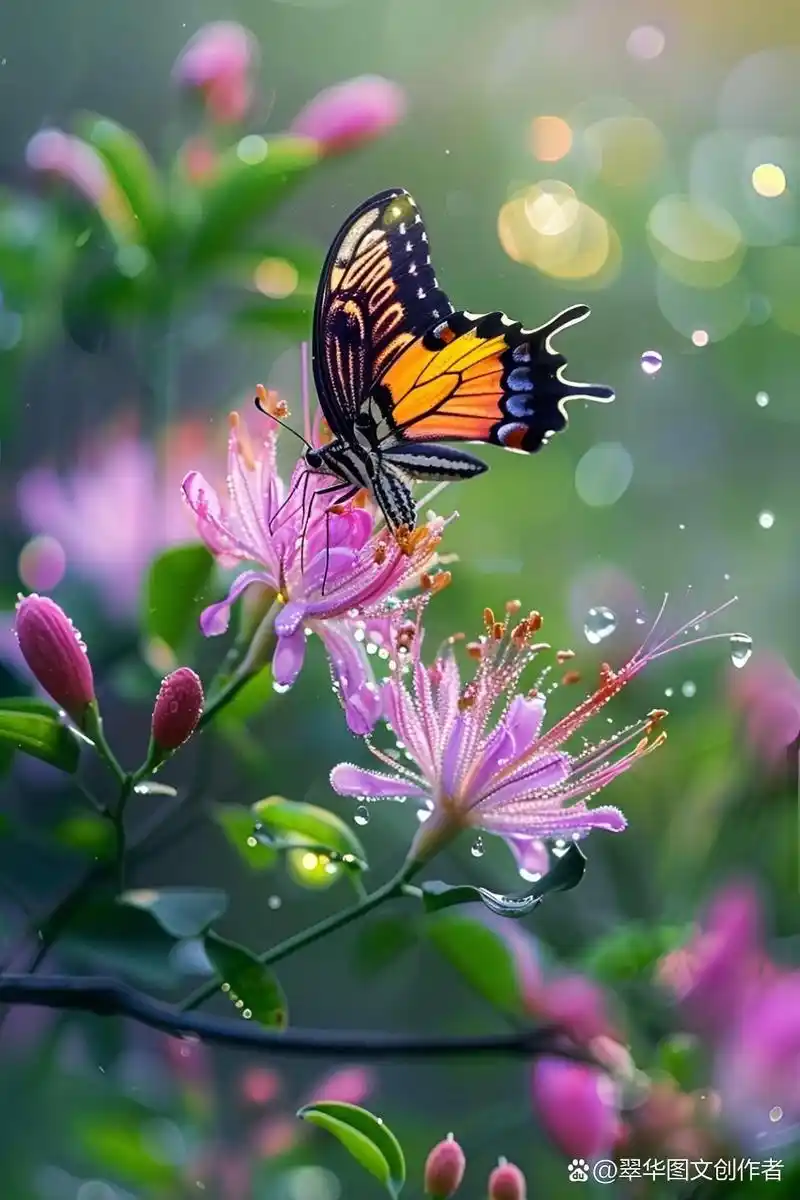 蝴蝶与花的奇妙邂逅 🌺✨