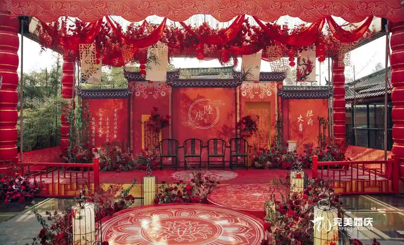 周家小院庭院中式婚礼