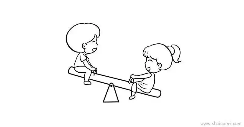 儿童节简笔画画法图解