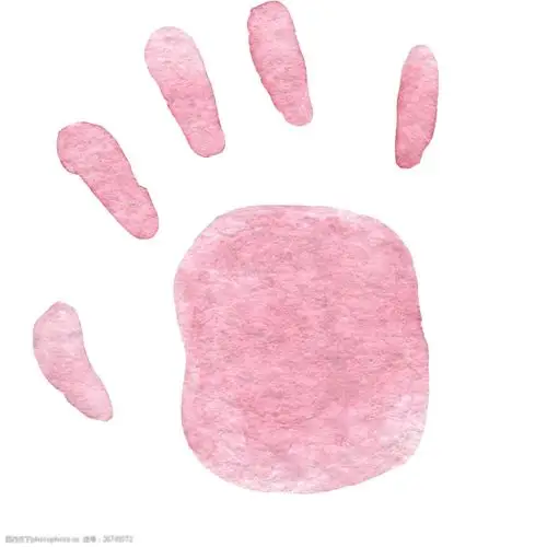 彩绘宝宝手印素材
