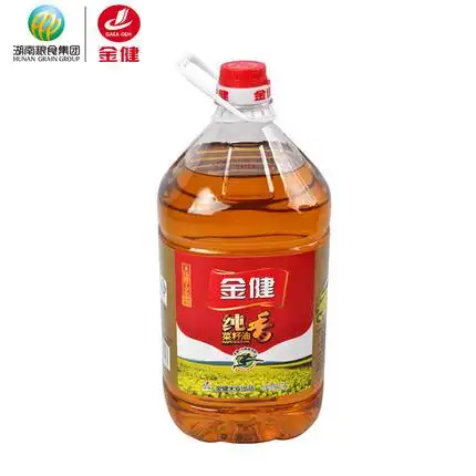 金健纯香菜籽油非转基因物理压榨食用油5l