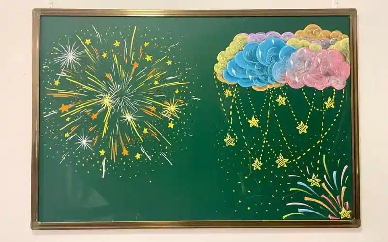 粉笔画(粉笔画 黑板报素材分享)