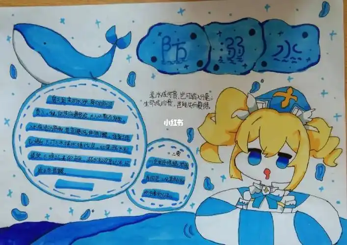 防溺水手抄报