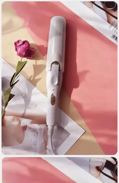 电卷发棒迷小型直发两用夹板女自动大卷拉直板夹懒人刘海烫发神器玫瑰