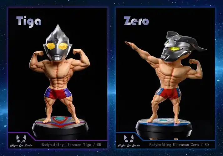 【预定优惠】夜猫night cat 猛男肌肉奥特曼第一弹 迪迦赛罗 手办