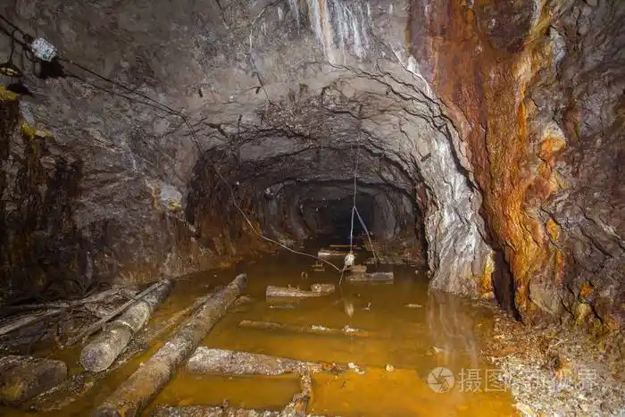 地下废弃金矿铁矿石井隧道通道