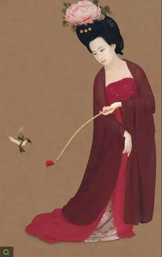 唐代仕女画以其端庄华丽,雍容典雅著称,其中最杰出的代表莫过于张萱的