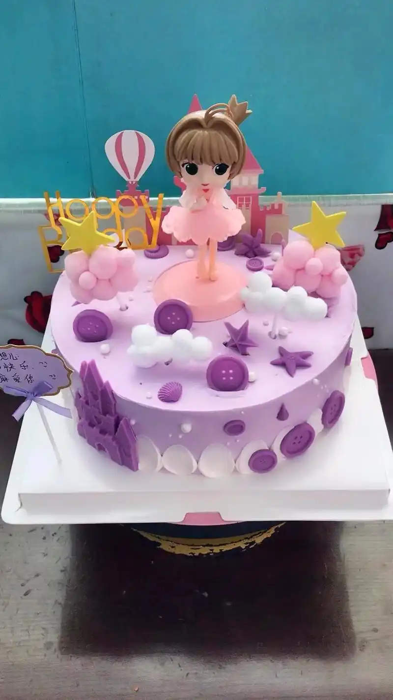 小女孩网红款卡通水果生日蛋糕,宝妈快收藏.##女孩蛋糕 #蛋 - 抖音