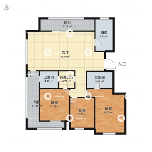 绿城玫瑰园户型图