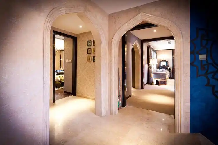 伊斯兰风格三居室255平米50万-保集澜湾装修案例-上海房天下家居装修