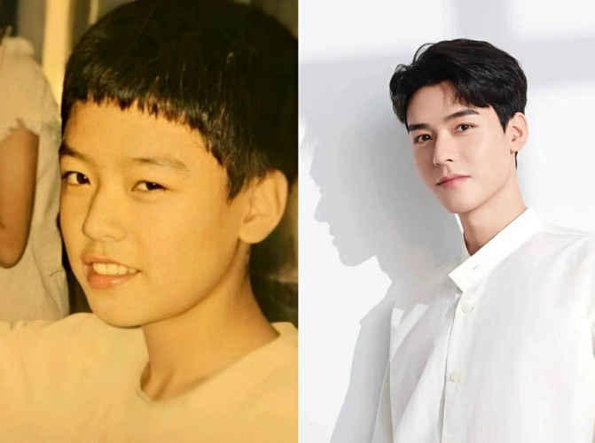 明星晒出童年照后赵丽颖一秒认出龚俊刘昊然肖战从小帅到大