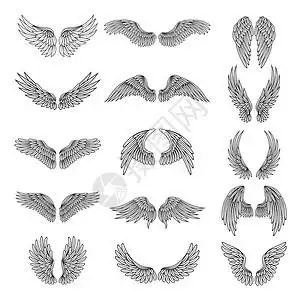 天使之翼蛋糕背景