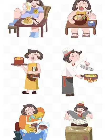 【卡通餐厅手绘】图片免费下载_卡通餐厅手绘素材_卡通餐厅手绘模板-