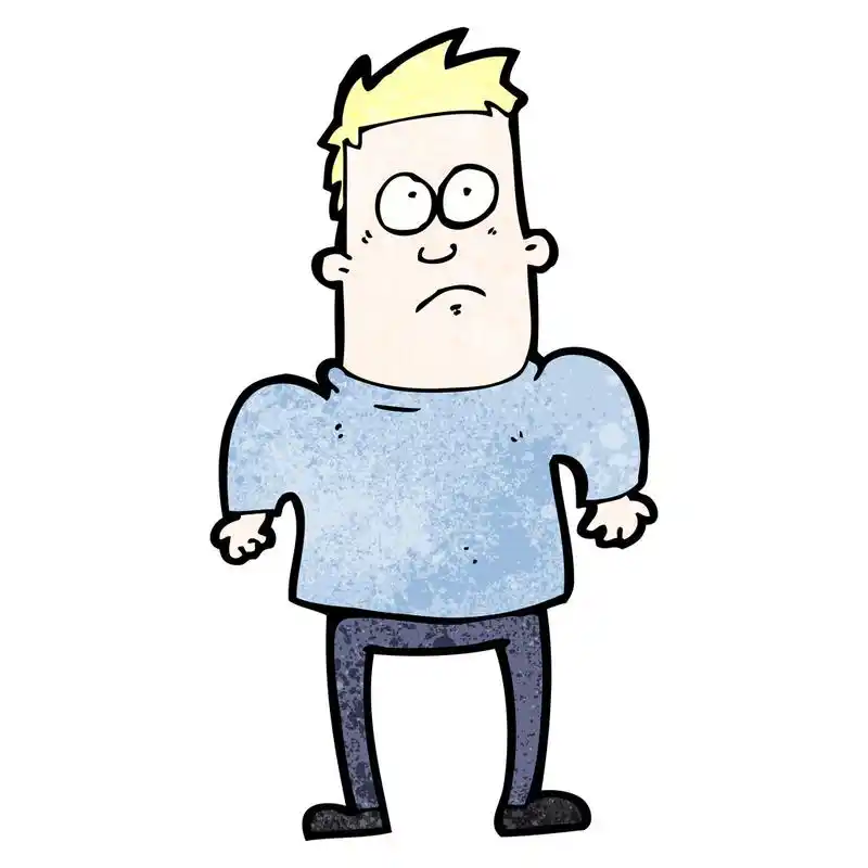 卡通人物耸肩,卡通人物耸肩