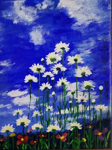 水粉《春.希望》