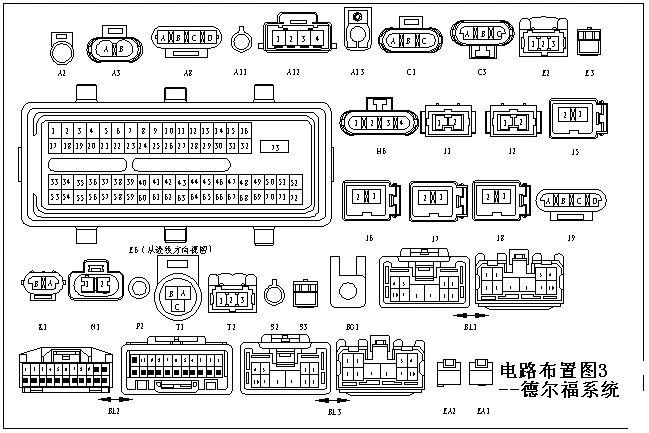 比亚迪f3电路图(2010比亚迪f3 f3r全车电路)
