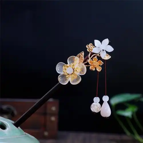 古风汉服头饰发簪步摇盘发饰品