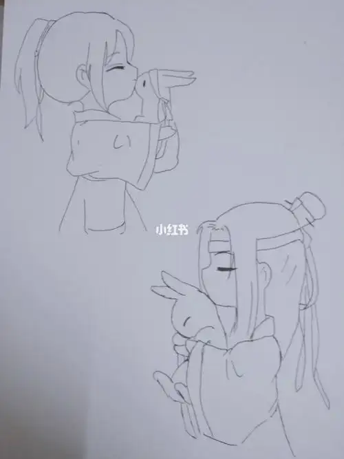 蓝忘机简笔画蓝忘机简笔画图片