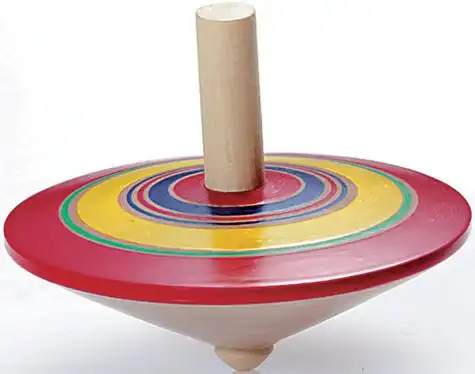 为什么旋转的陀螺能直立不倒