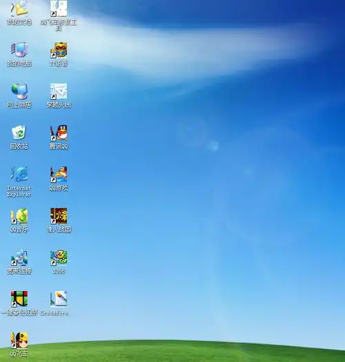 我家电脑桌面上的图标成这样了,哪位高手来帮帮我