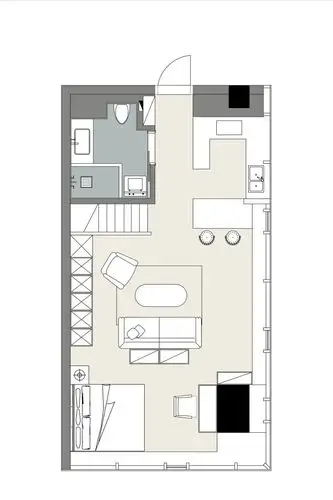 58㎡跃层小公寓,清爽宜人温馨舒适,装下一家三口的幸福!