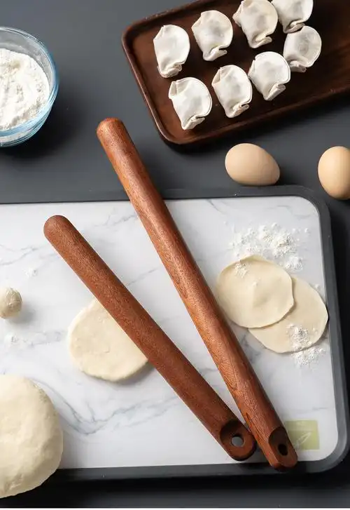 家用擀面杖实木擀面棍擀面棒擀饺子皮神器杆面棒烘焙工具 小号/单个