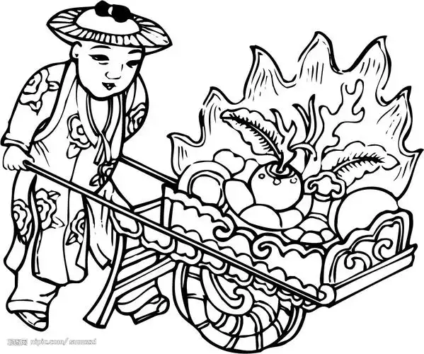 民间艺术画图片[矢量图,ai]