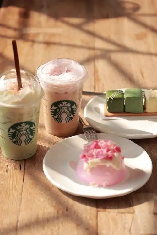 星巴克中国春季新品把咖啡和甜品都做成了春天的样子!