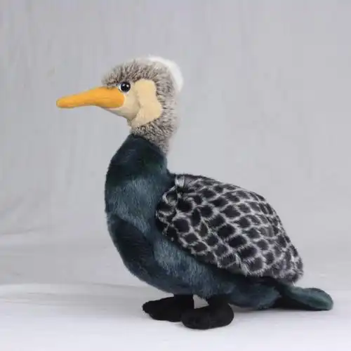 仿真毛绒鹈鹕玩具毛绒白色大鸟实品玩具 - buy love birds stuffed