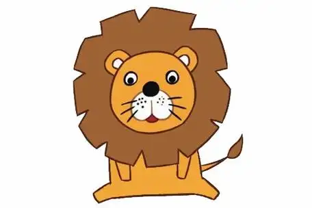 卡通狮子简笔画画法步骤图片大全,图片,简笔画-学笔画