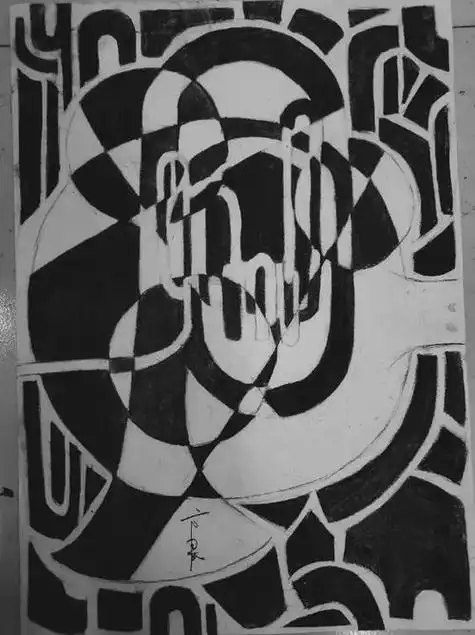 解构与重构素描解构与重构素描图片创意素描