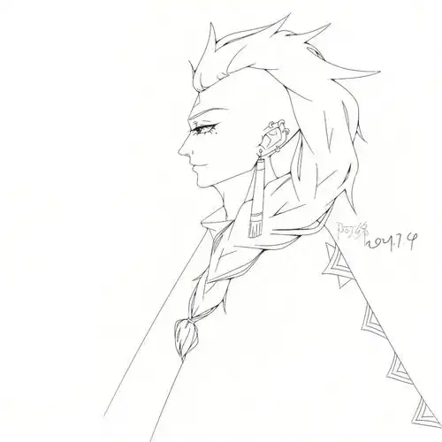 光遇手绘头像龙骨